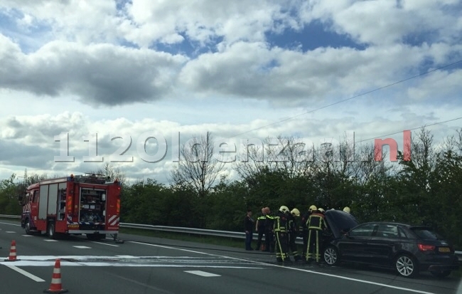 Foto 2: Autobrand A1 links Oldenzaal