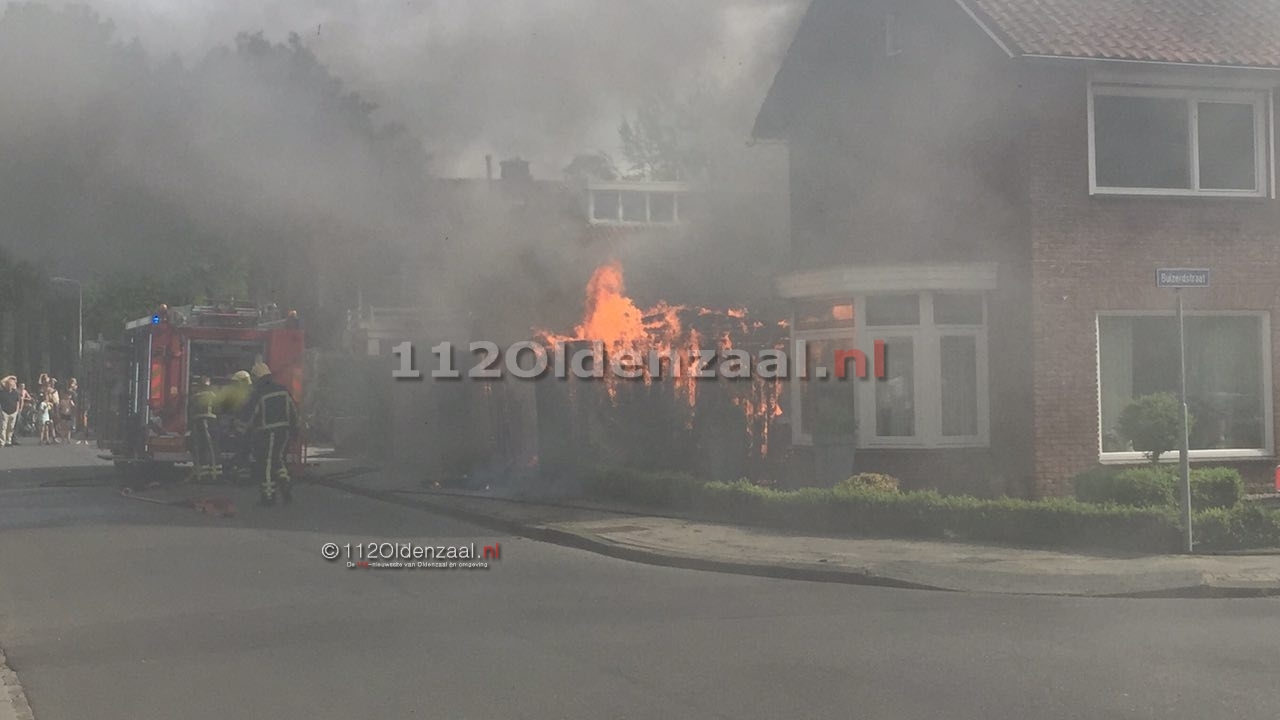foto 2: Woningbrand Buizerdstaat Oldenzaal