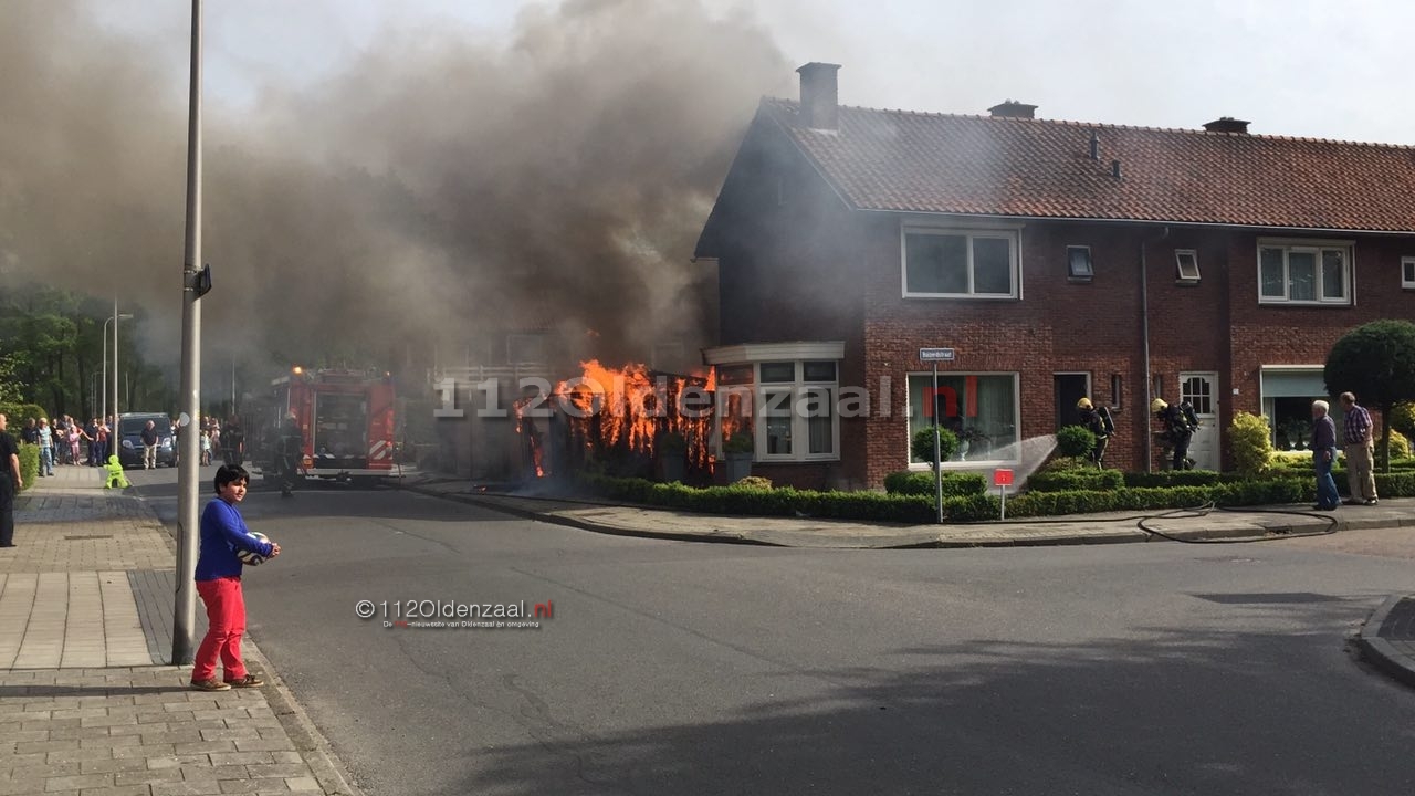 VIDEO 2: Brand in tuinhuisje overgeslagen naar woning Buizerdstraat Oldenzaal