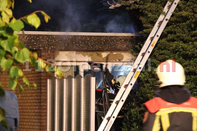 foto 2: Woningbrand Denekamp