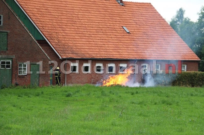 Video: Brandweer rukt uit voor brandgerucht Hondeborgweg Oldenzaal