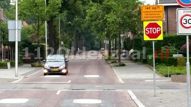 Politie verwacht bonnenregen bij stopbord Haerstraat Oldenzaal