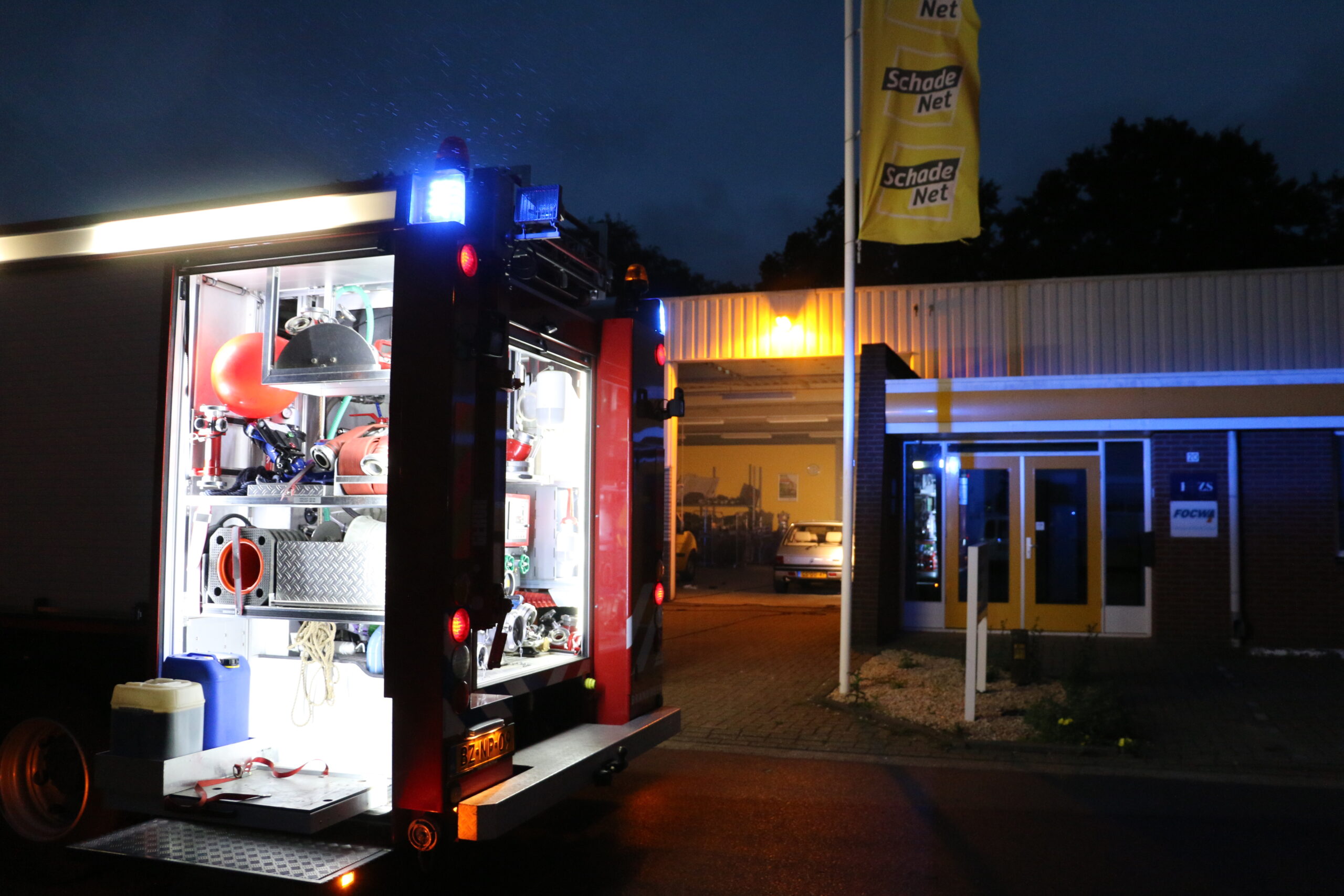 Brandweer rukt uit voor melding industriebrand Eekboerstraat Oldenzaal