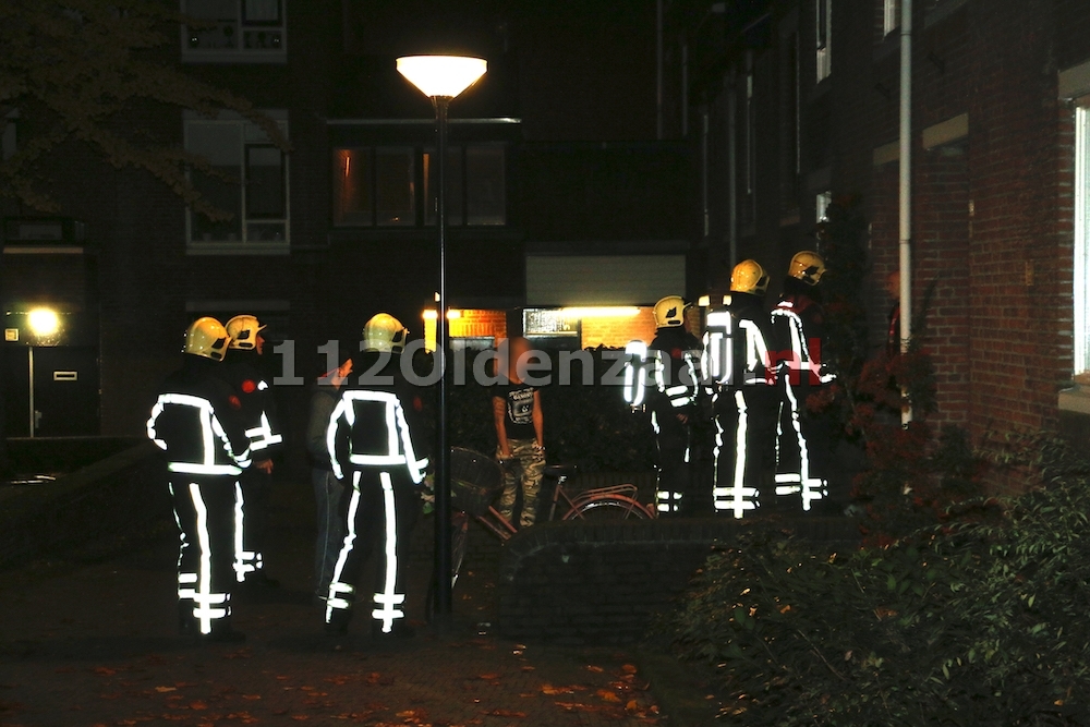 Brandweer rukt uit voor vreemde lucht in woning Langestraat Oldenzaal