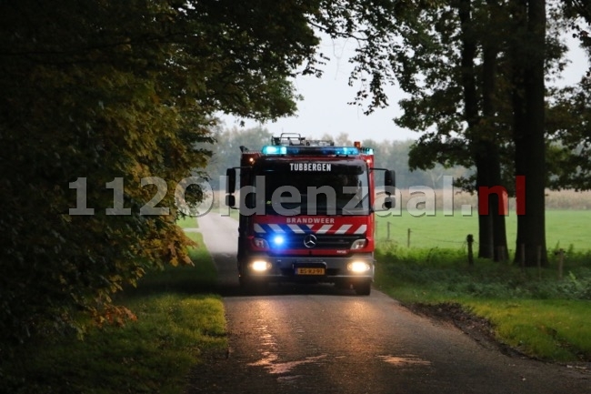 Foto 2: Koe komt in put terecht in Beuningen, brandweer start reddingsoperatie