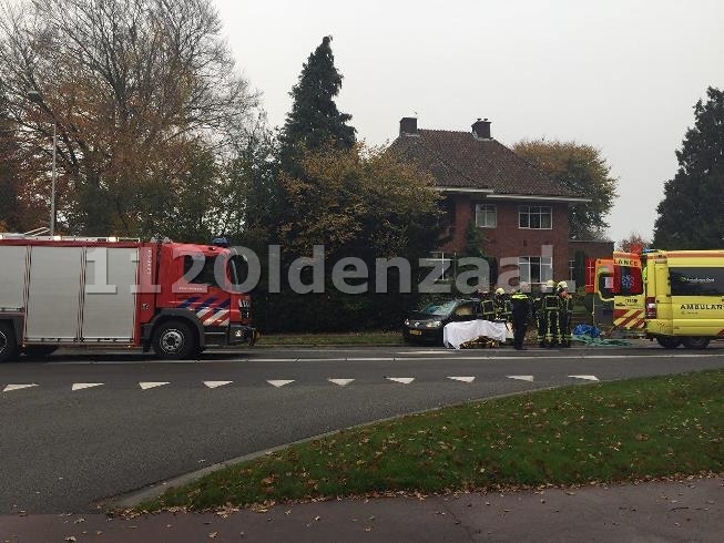 foto 2: Gewonde bij aanrijding Almelosestraat (N349) Ootmarsum