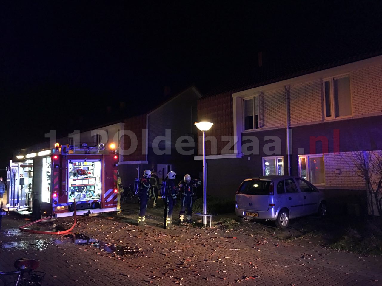 foto 2: Woningbrand Erve Stoolhuis Oldenzaal