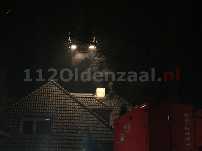 VIDEO: Schoorsteenbrand Landrebenlaan Oldenzaal