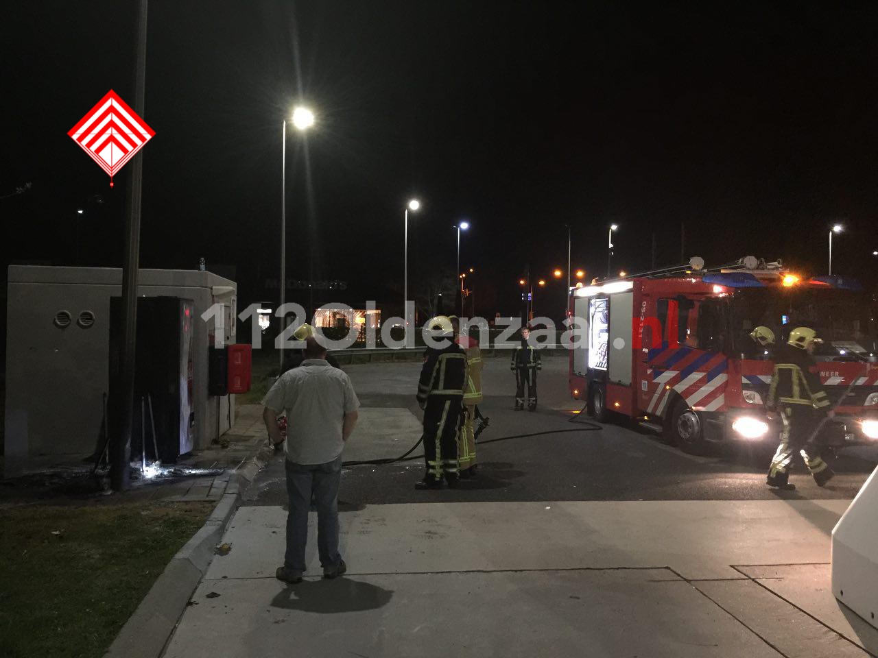 Foto: Brandweer rukt uit voor brand bij tankstation Hanzepoort Oldenzaal