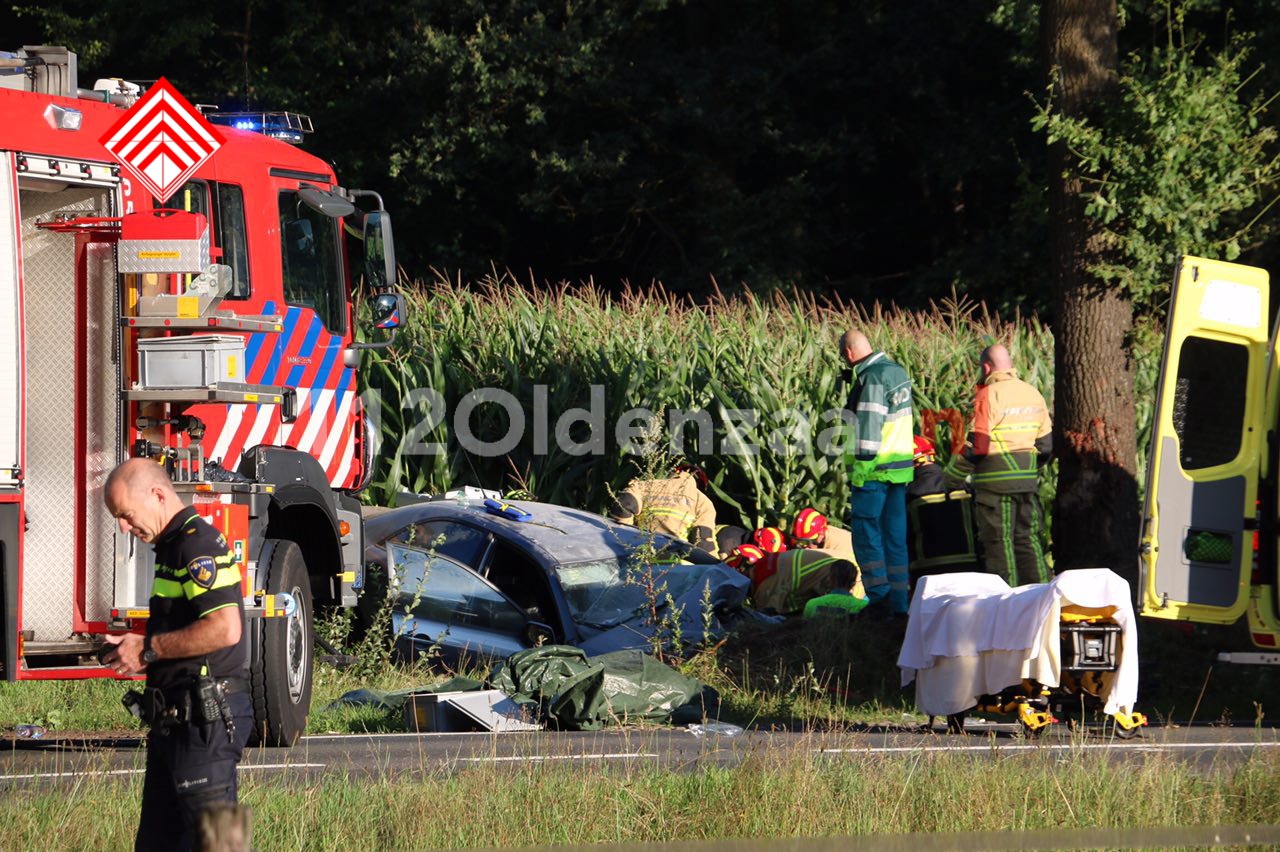 Video: Ernstig ongeval in Agelo, traumahelikopter te plaatsen