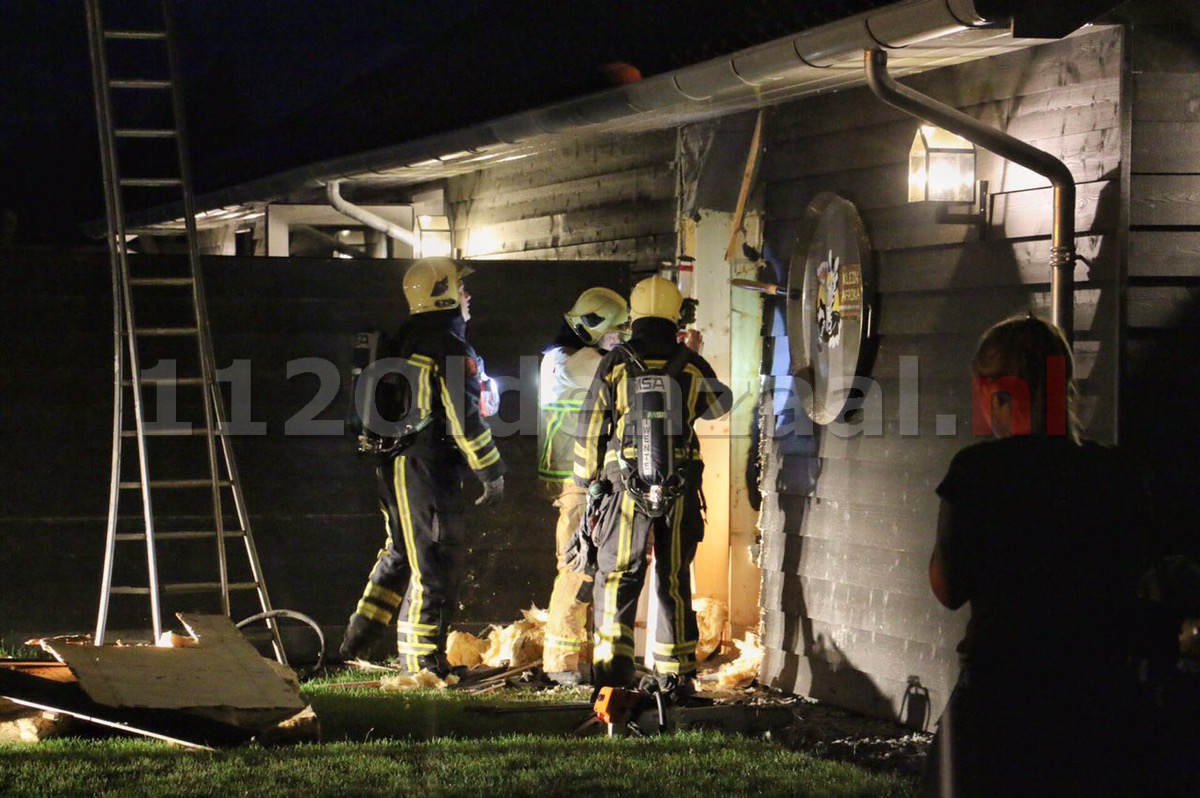 Video: Brand bij restaurant Klein Afrika in Oldenzaal