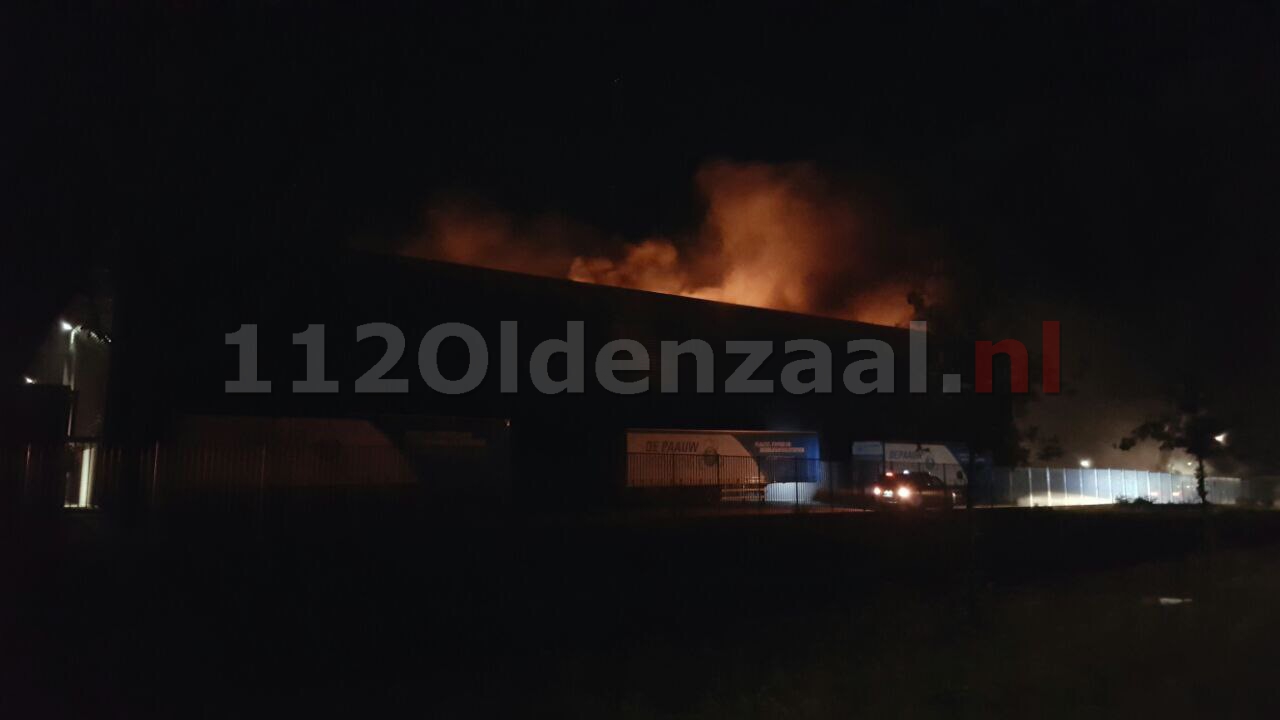 Foto: Zeer grote brand (GRIP 1) in Hengelo