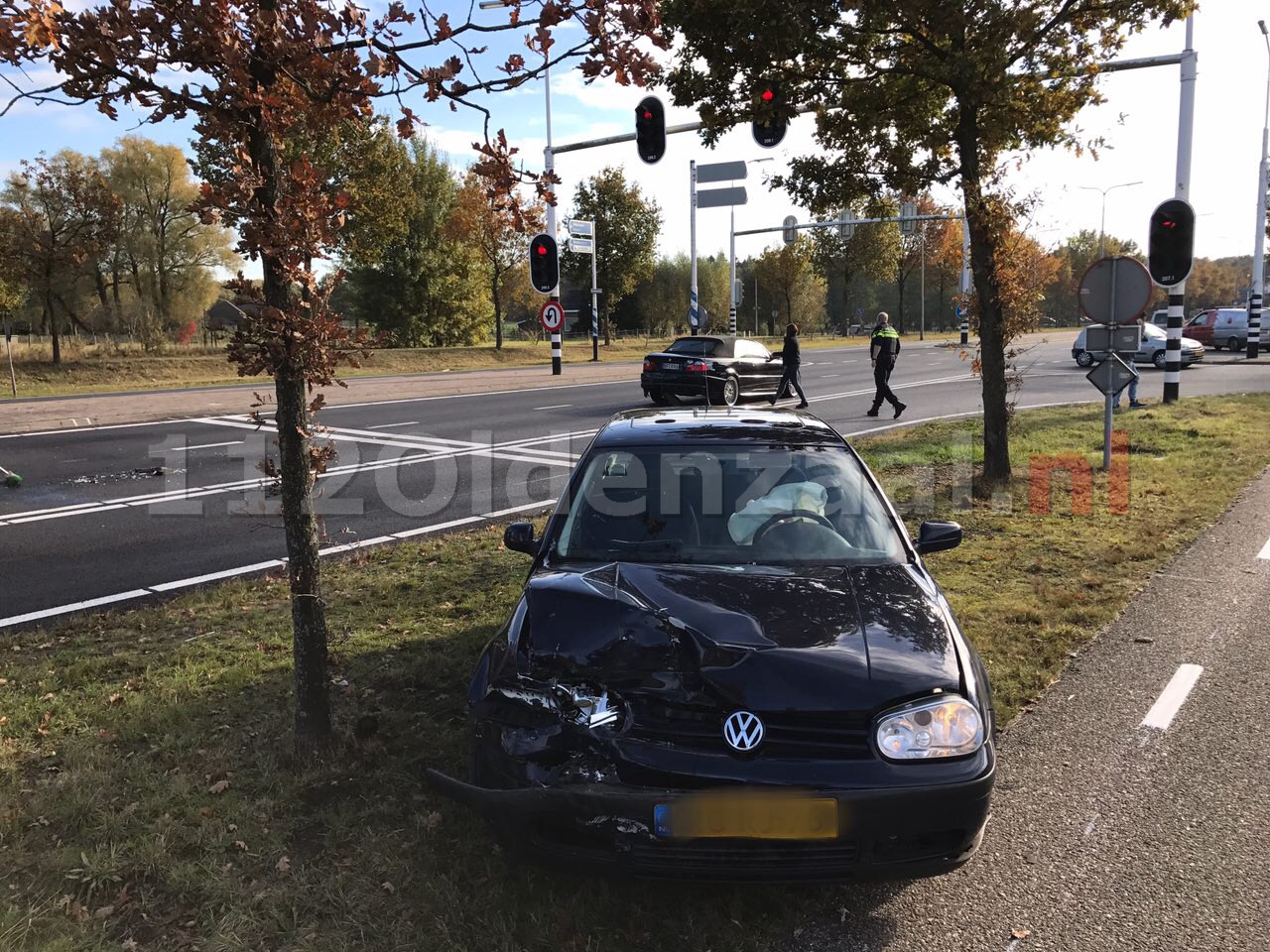 Video: Gewonde na kop-staart aanrijding Enschedesestraat Oldenzaal