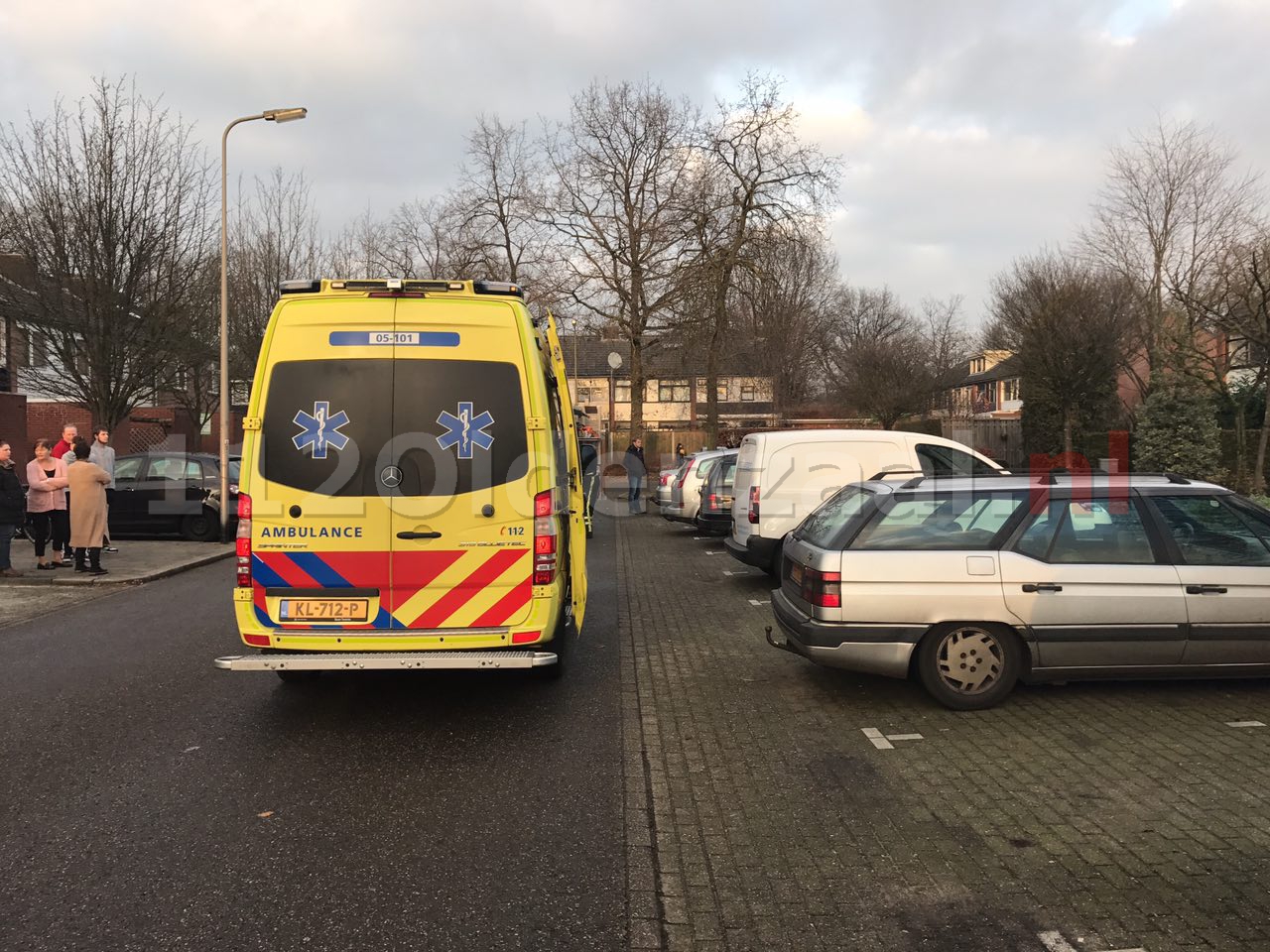 Foto 2: Gewonde bij woningbrand Oldenzaal