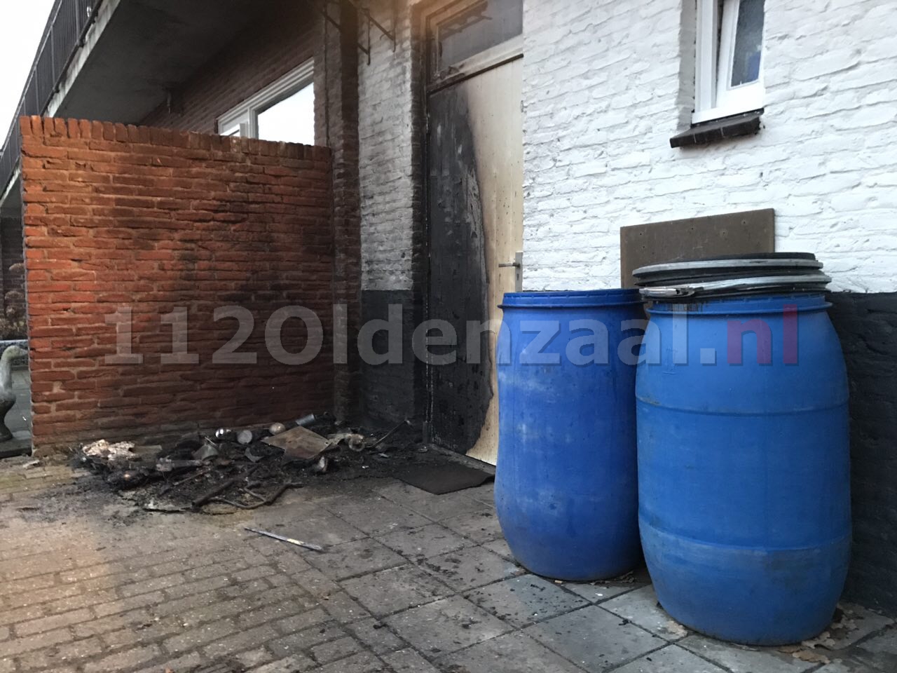 Foto: Flinke schade na brand achter cafetaria Oldenzaal