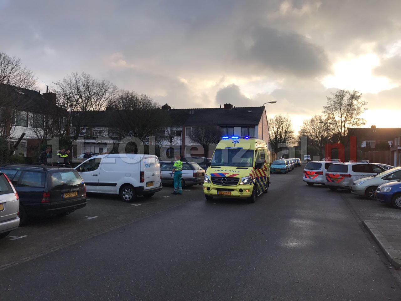 Foto: Gewonde bij woningbrand Oldenzaal