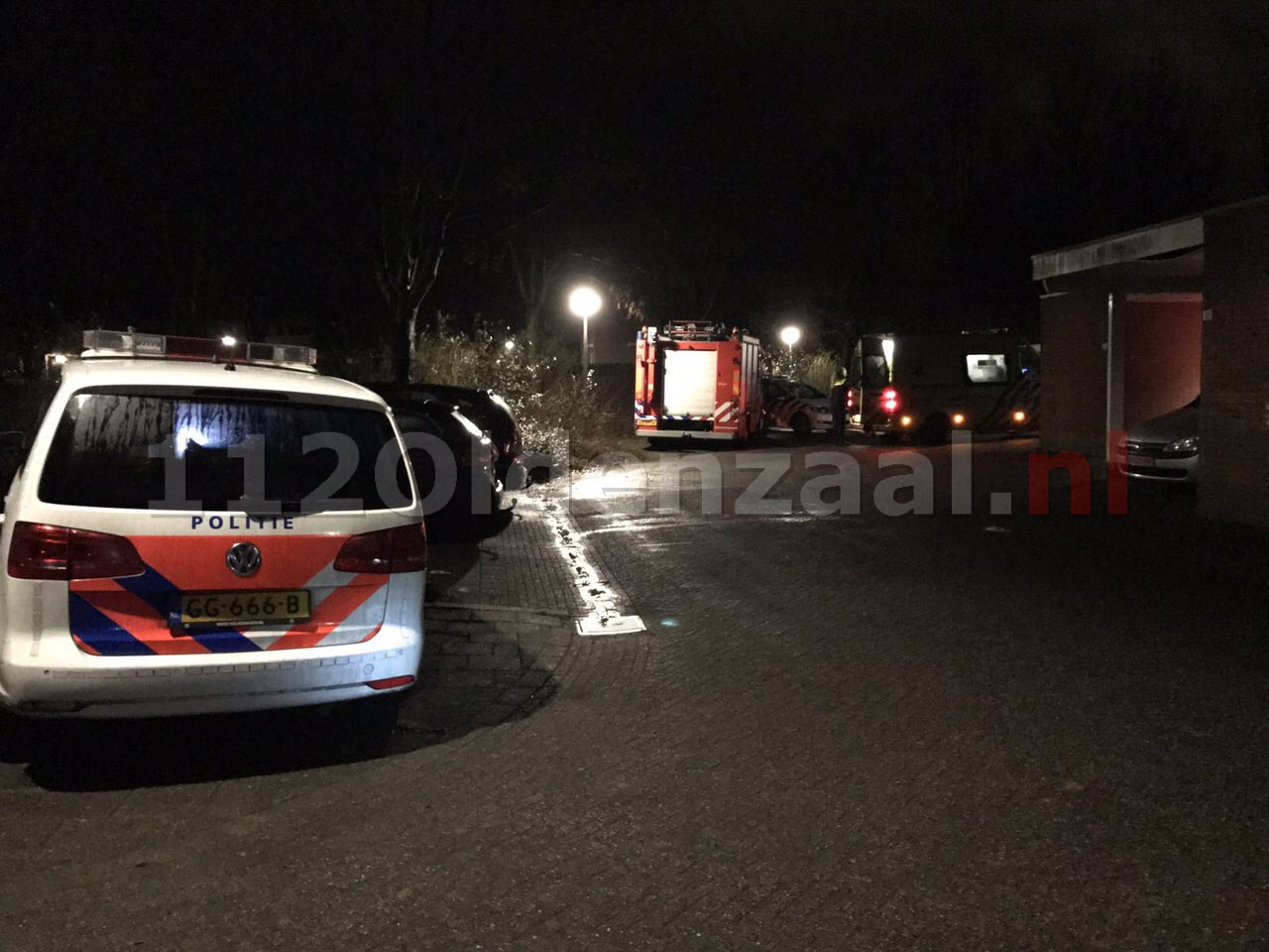 Brandweer rukt uit voor incident bij woning Zilverschoon Oldenzaal