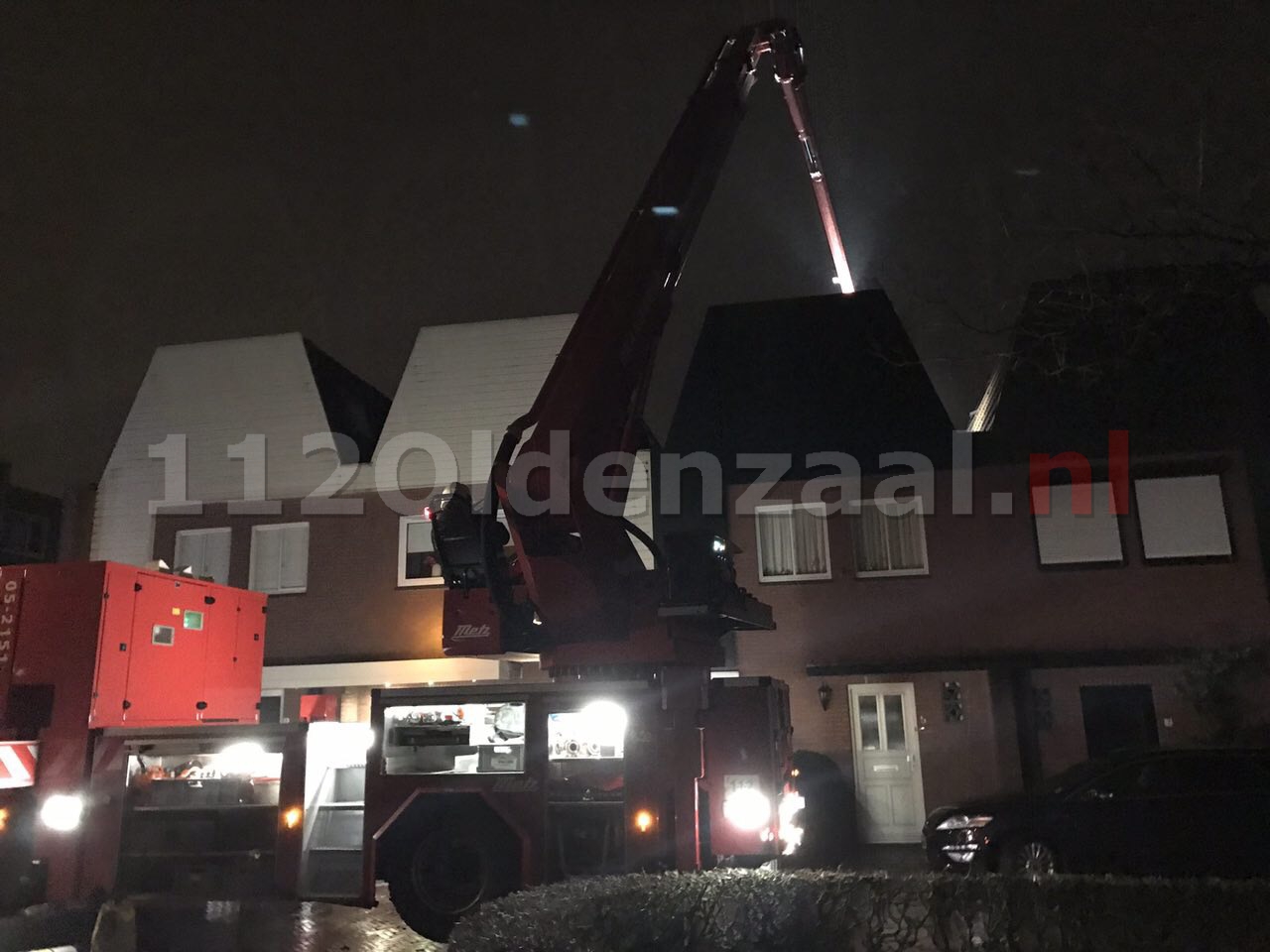 Schoorsteenbrand Westwal Oldenzaal