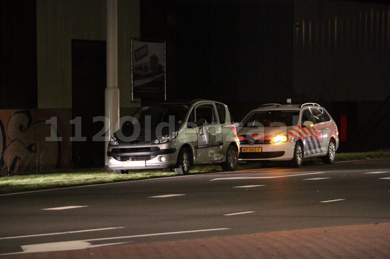 Foto 1: Schade bij aanrijding Enschedesestraat Oldenzaal