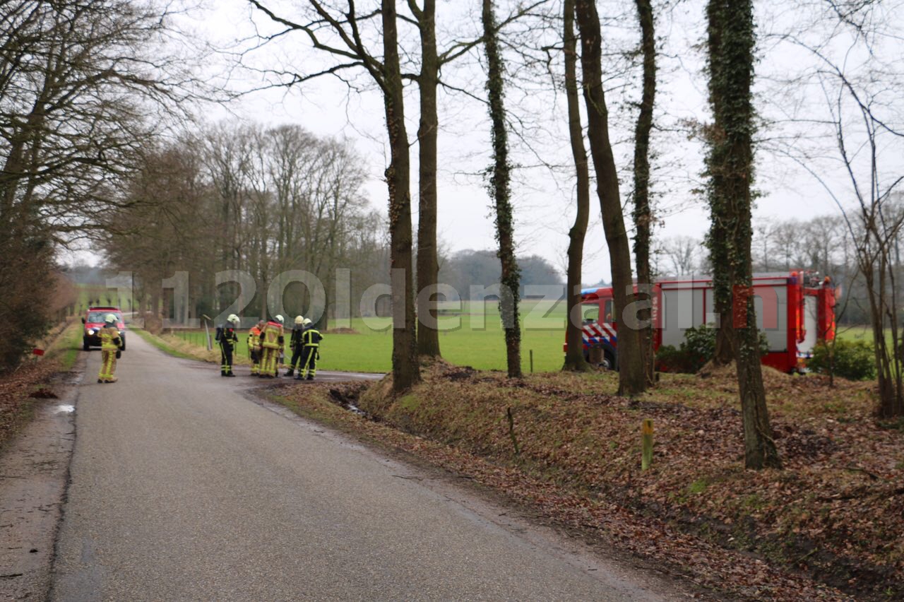 Foto: Brandweer rukt uit voor gaslucht in De Lutte