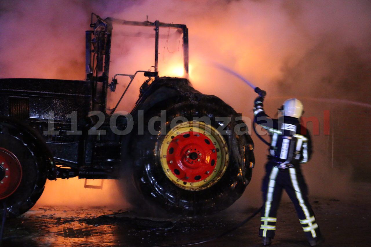 Foto 2: Veel schade na vrachtwagenbrand Kleibultweg Oldenzaal