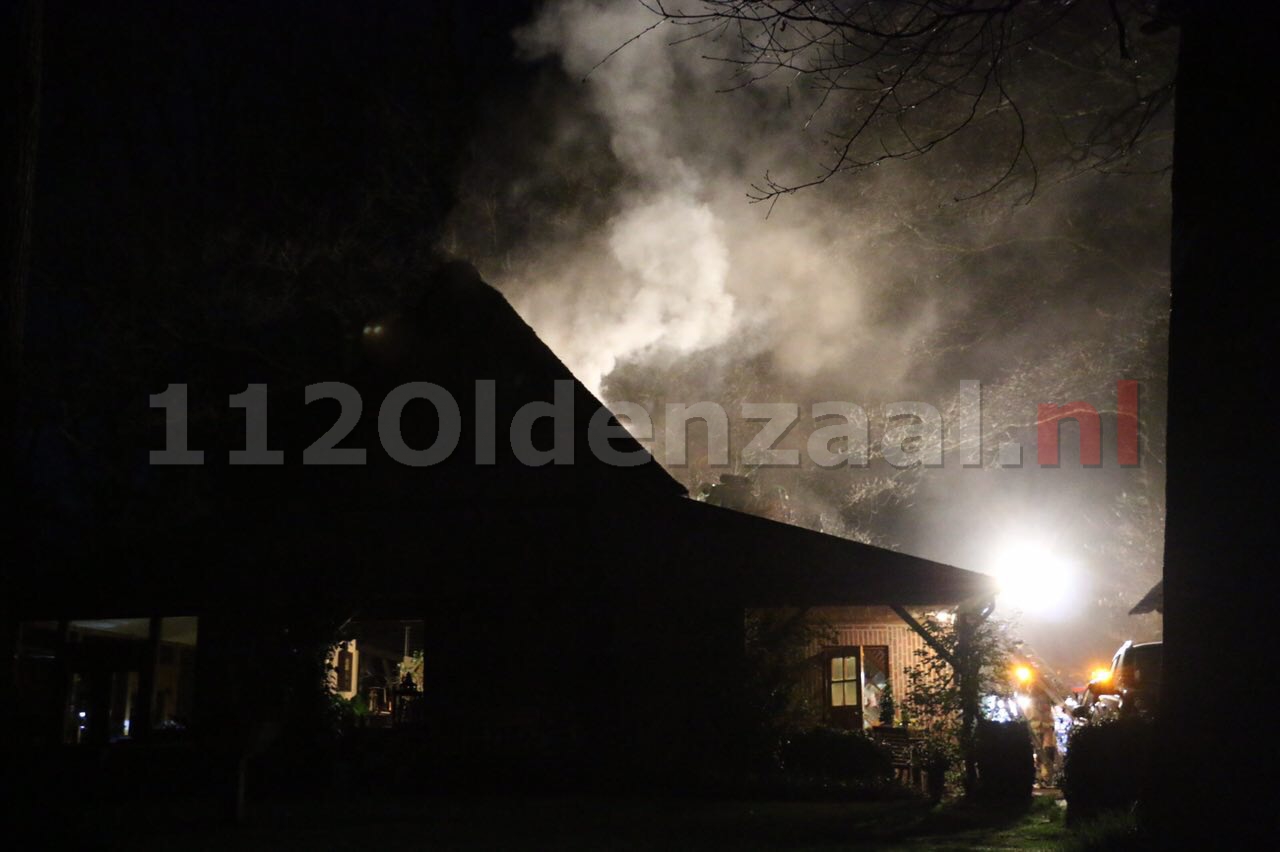 Forse brand woning De Lutte