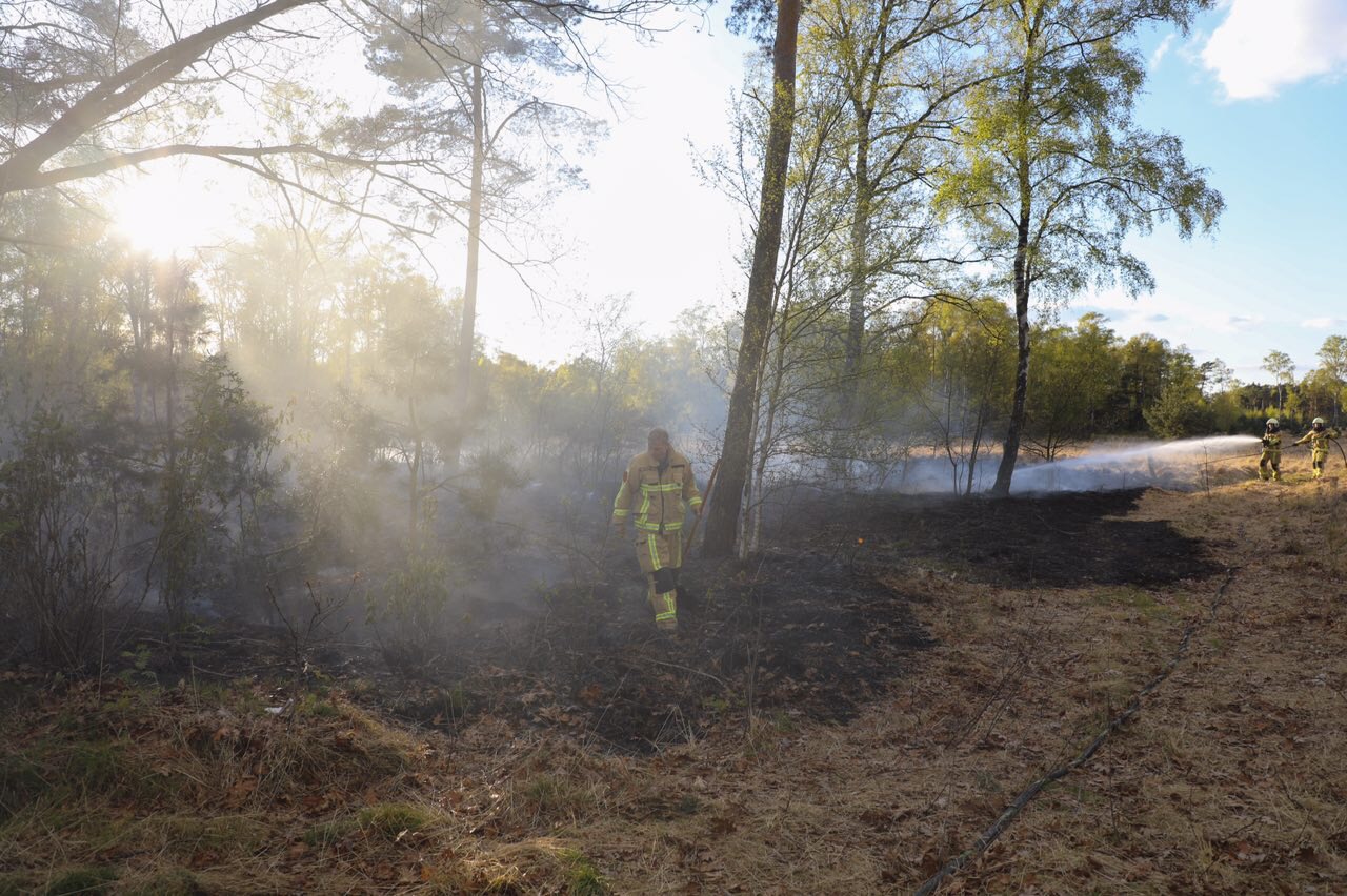 Opnieuw natuurbrand; politie doet onderzoek