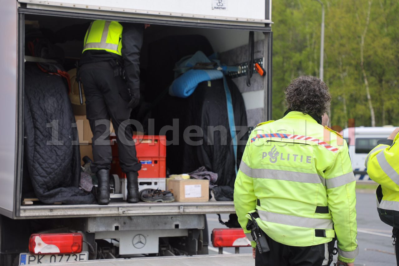 Foto 2: Grote verkeerscontrole A1 bij Deurningen