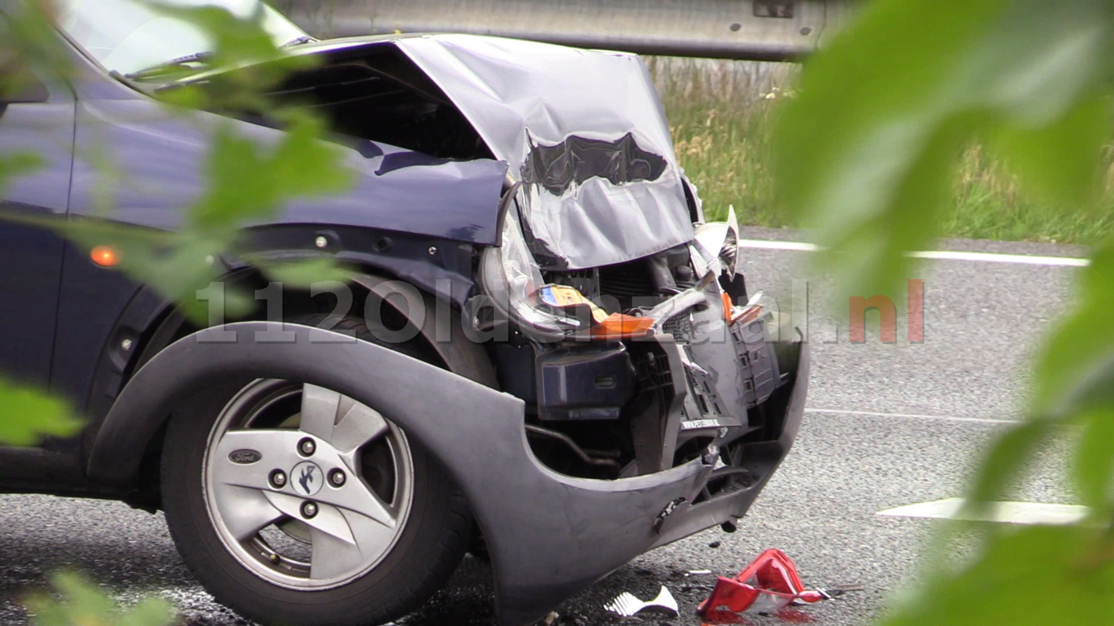 Video: Gewonde bij ongeval A1 Oldenzaal