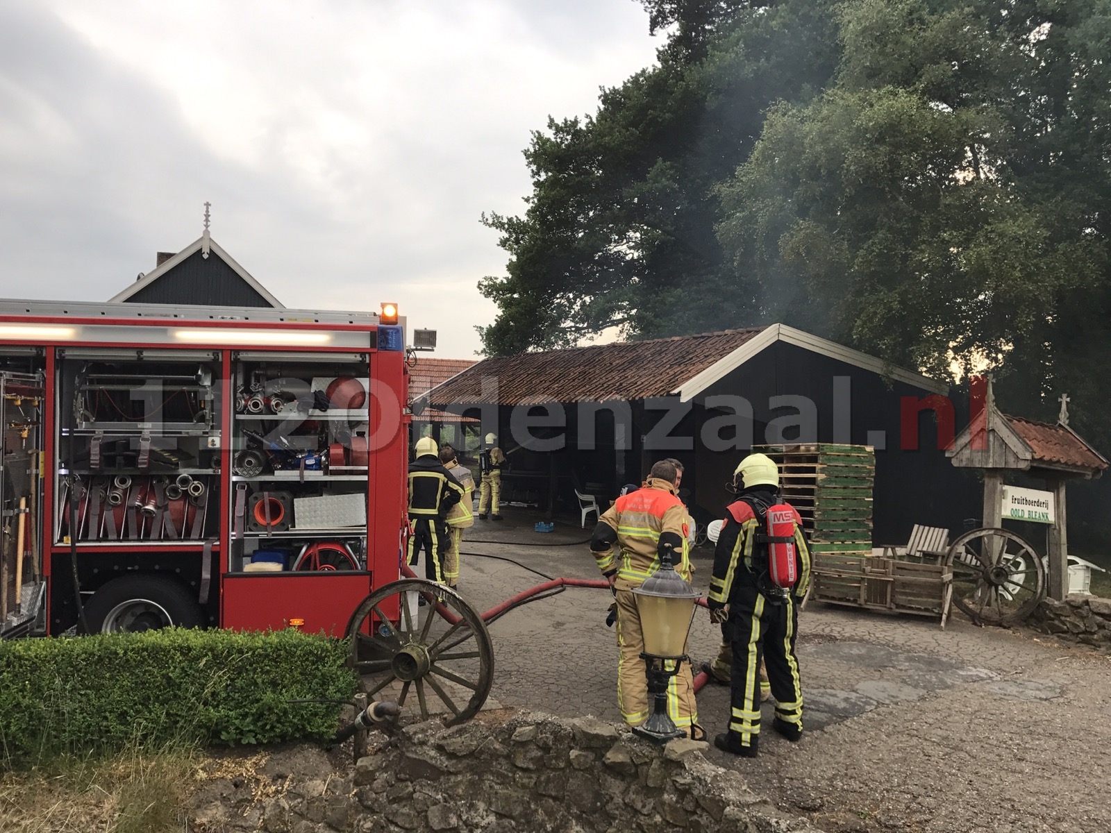 Foto: Schuurbrand in Rossum