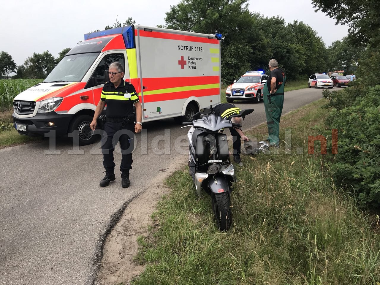 Gewonde bij aanrijding in Lattrop Brekkelenkamp