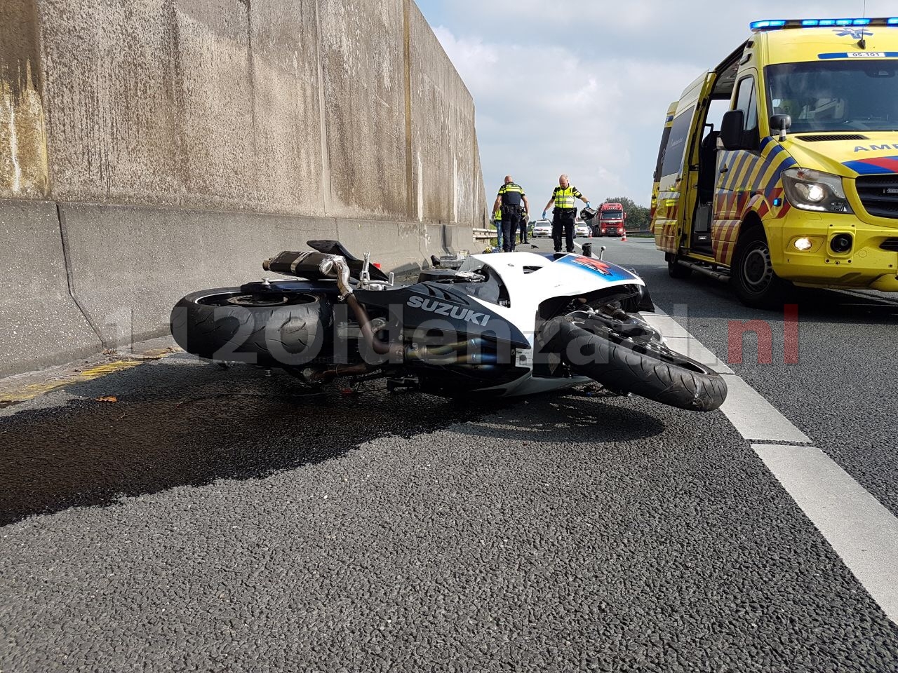 Ernstig ongeval op A1 tussen Oldenzaal en Hengelo