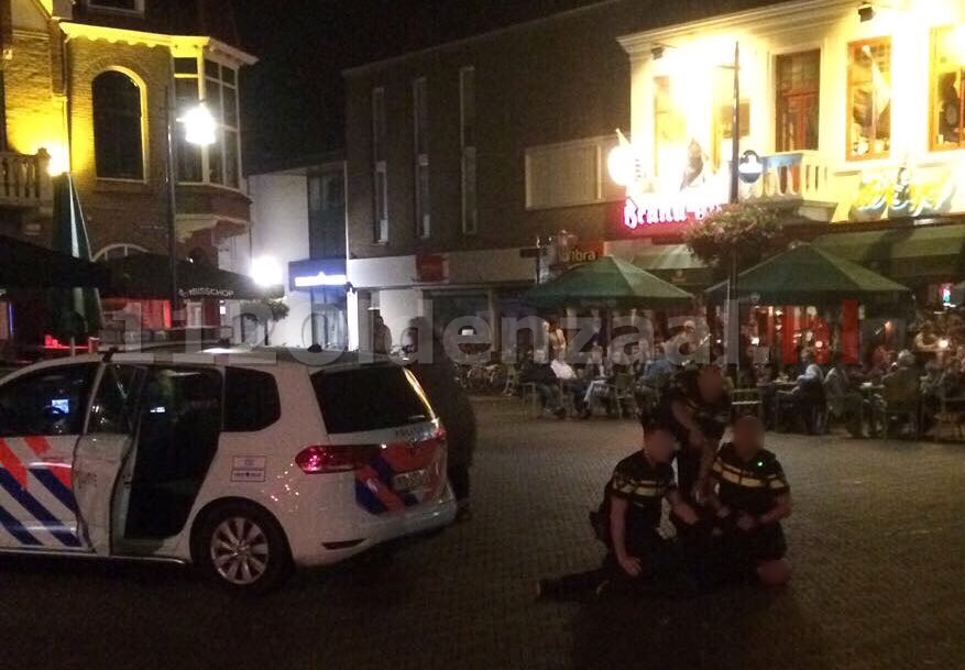 Foto: Man aangehouden op Groote Markt Oldenzaal