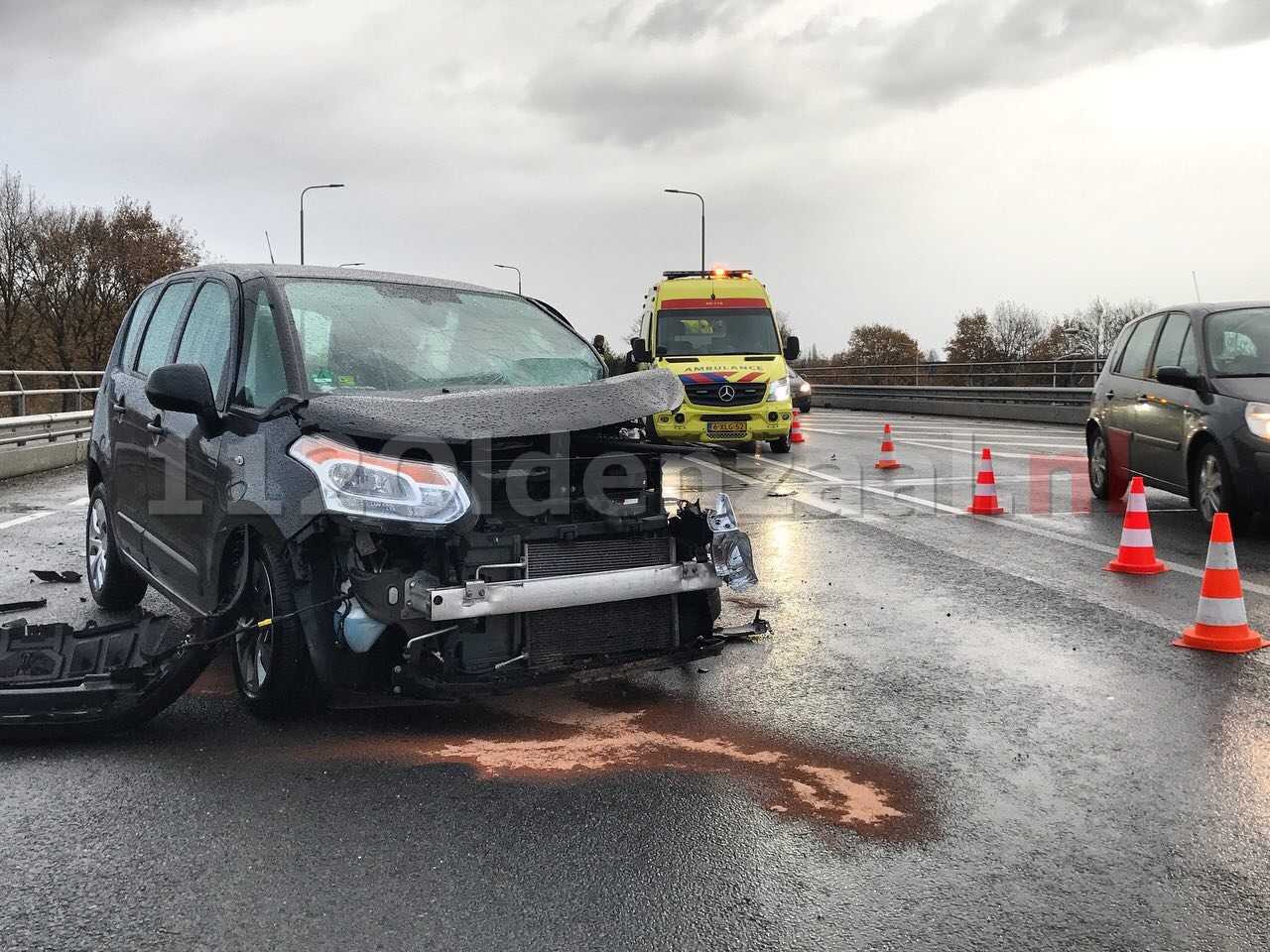 Foto 2: Ernstig ongeval Rondweg Oldenzaal