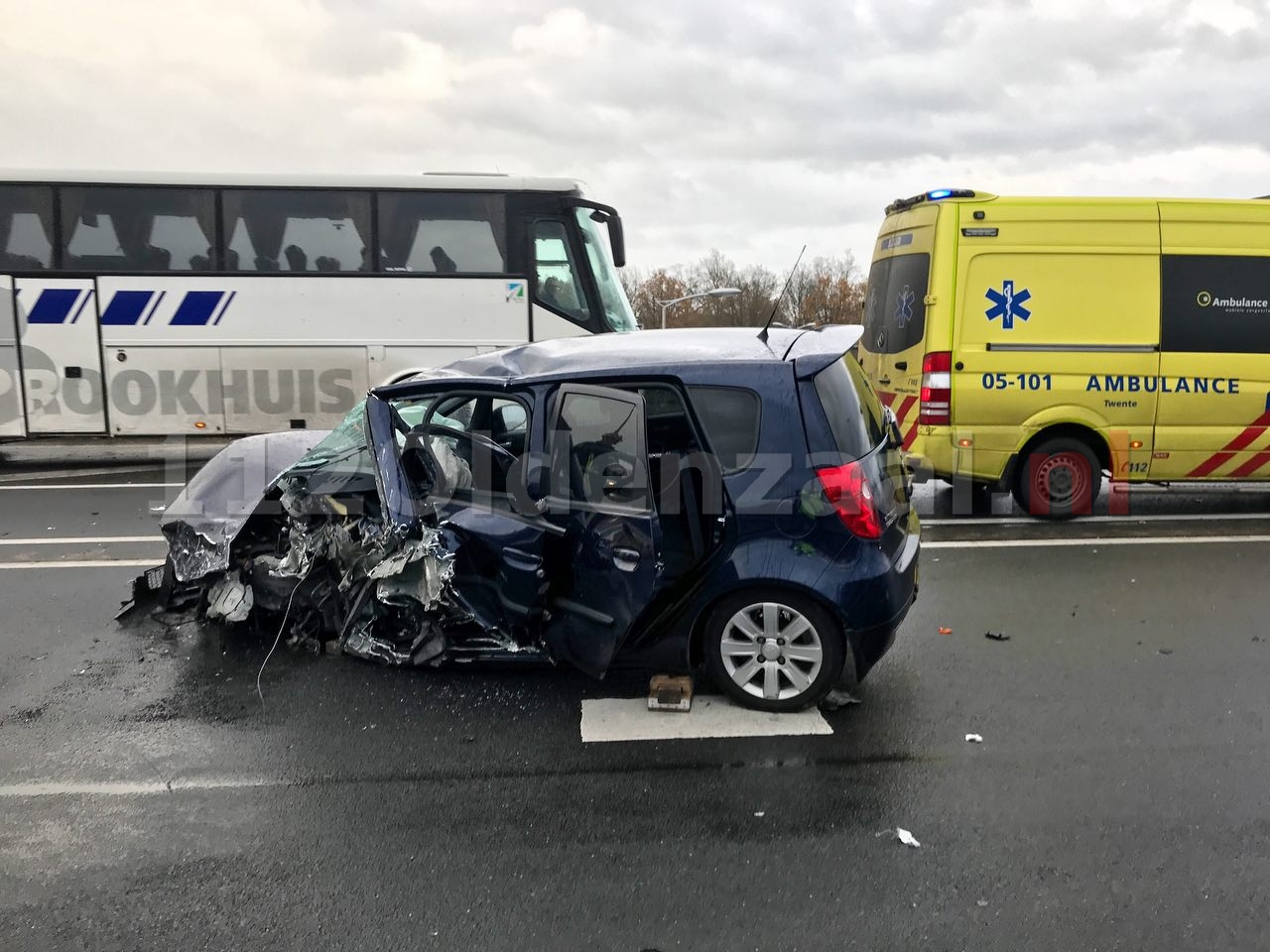 Ernstig ongeval Rondweg Oldenzaal