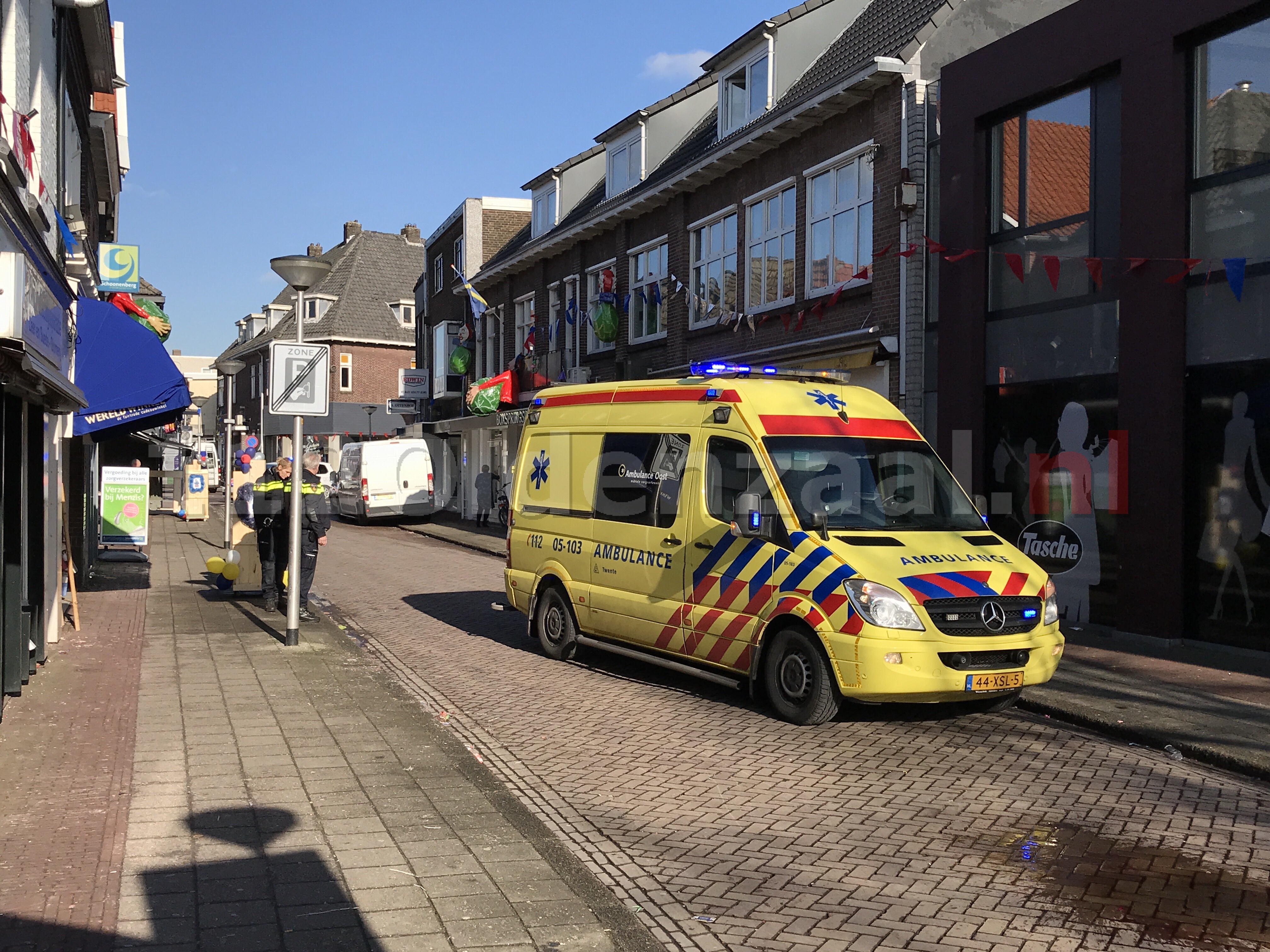 Man gewond naar het ziekenhuis na val van fiets