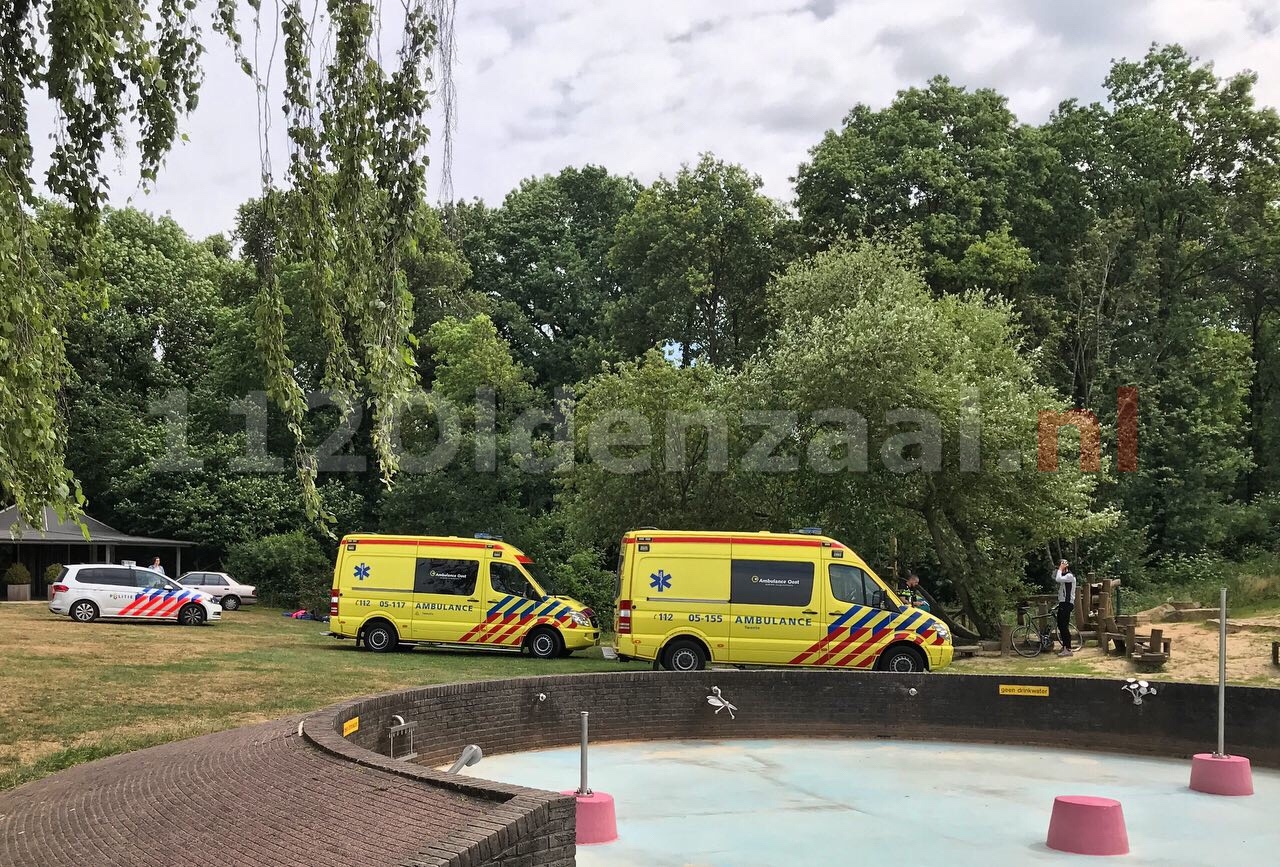 Hulpdiensten rukken uit naar Hulsbeek Oldenzaal; kind uit boom gevallen