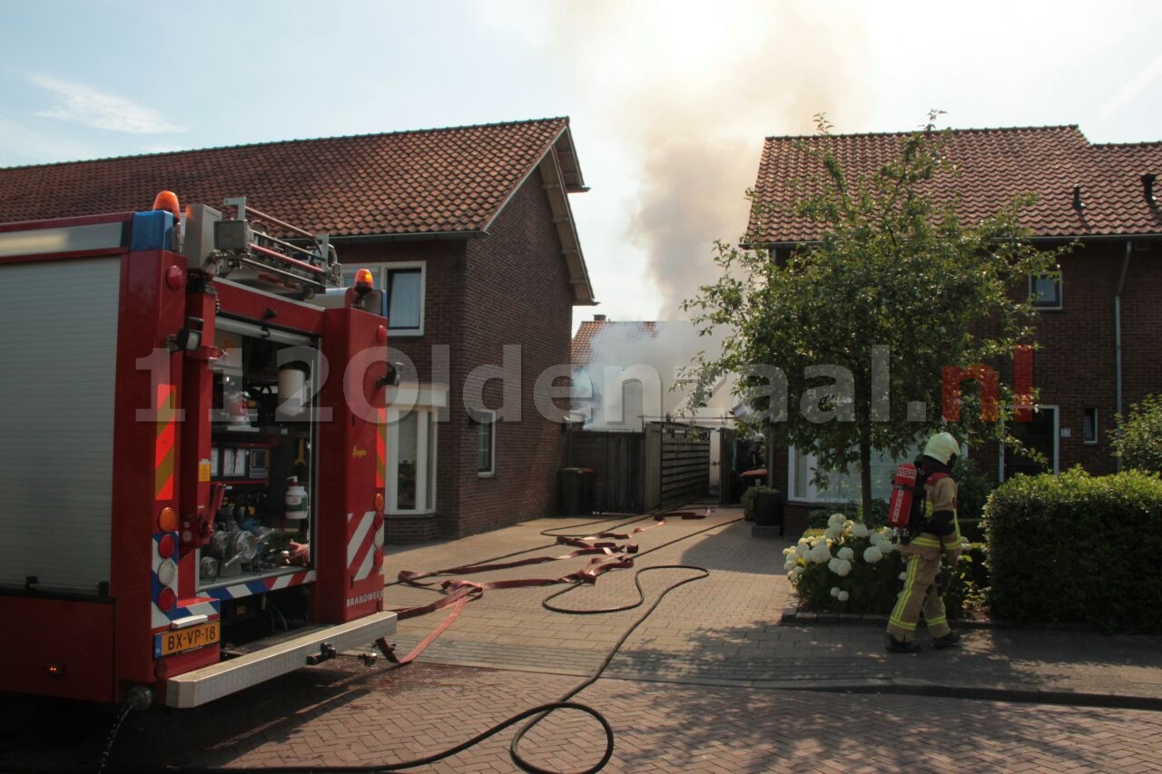 Uitslaande schuurbrand in Oldenzaal