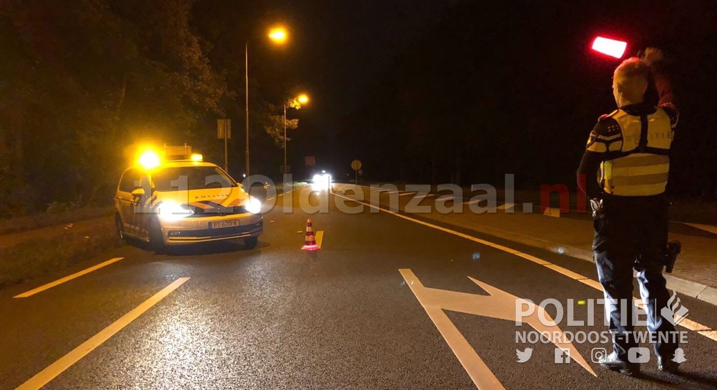 21-jarige bestuurder aangehouden voor rijden onder invloed in Oldenzaal