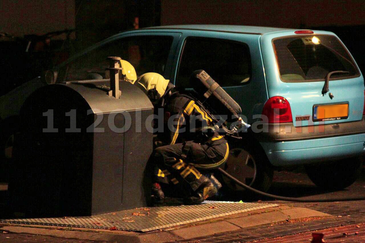 Brandweer rukt uit voor containerbrand in Oldenzaal