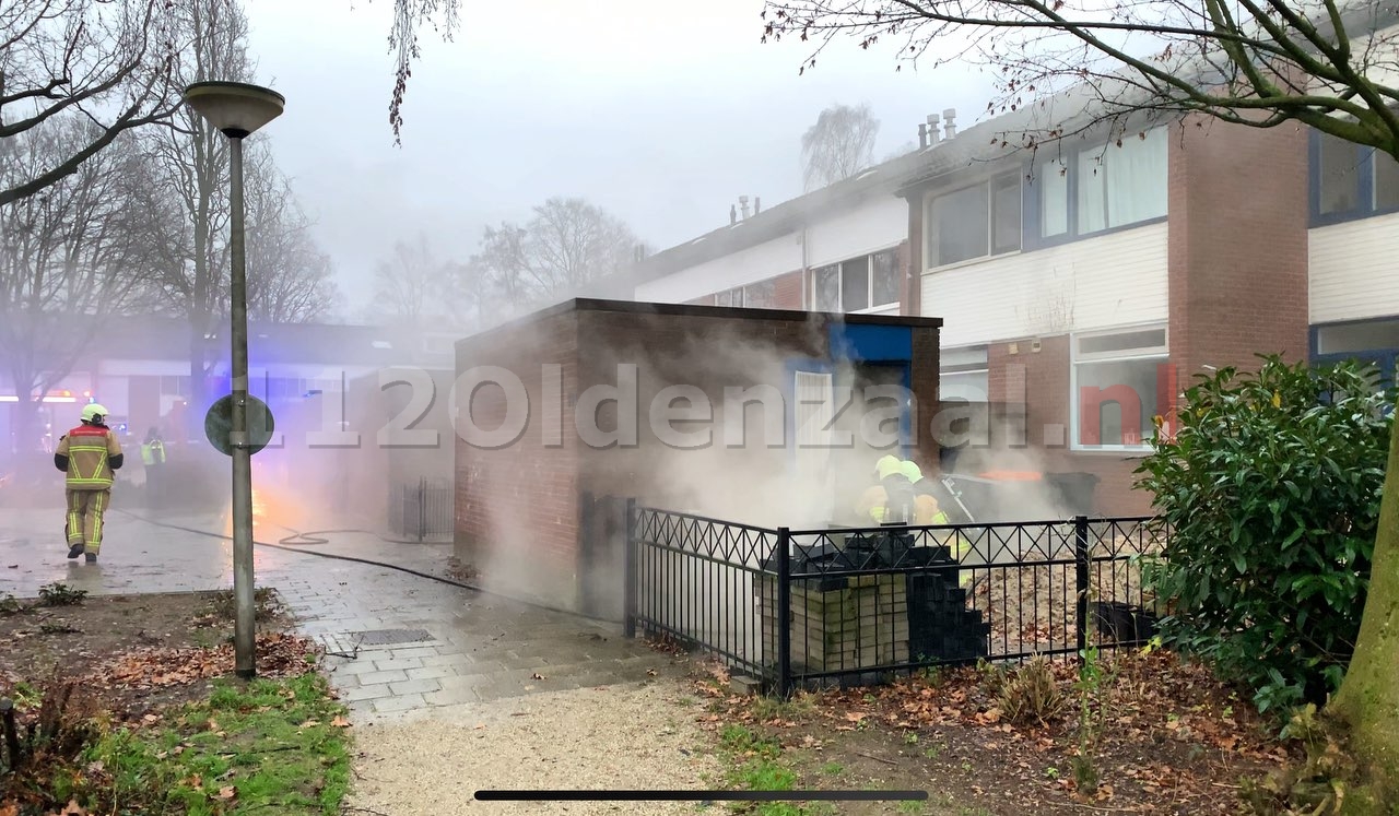 Foto 2: Schuurbrand Hunenveldlaan Oldenzaal