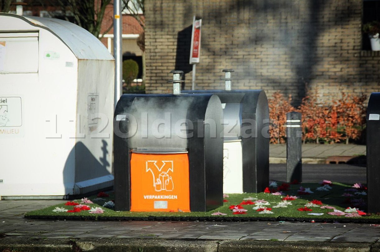 Brandweer rukt uit voor containerbranden in Oldenzaal