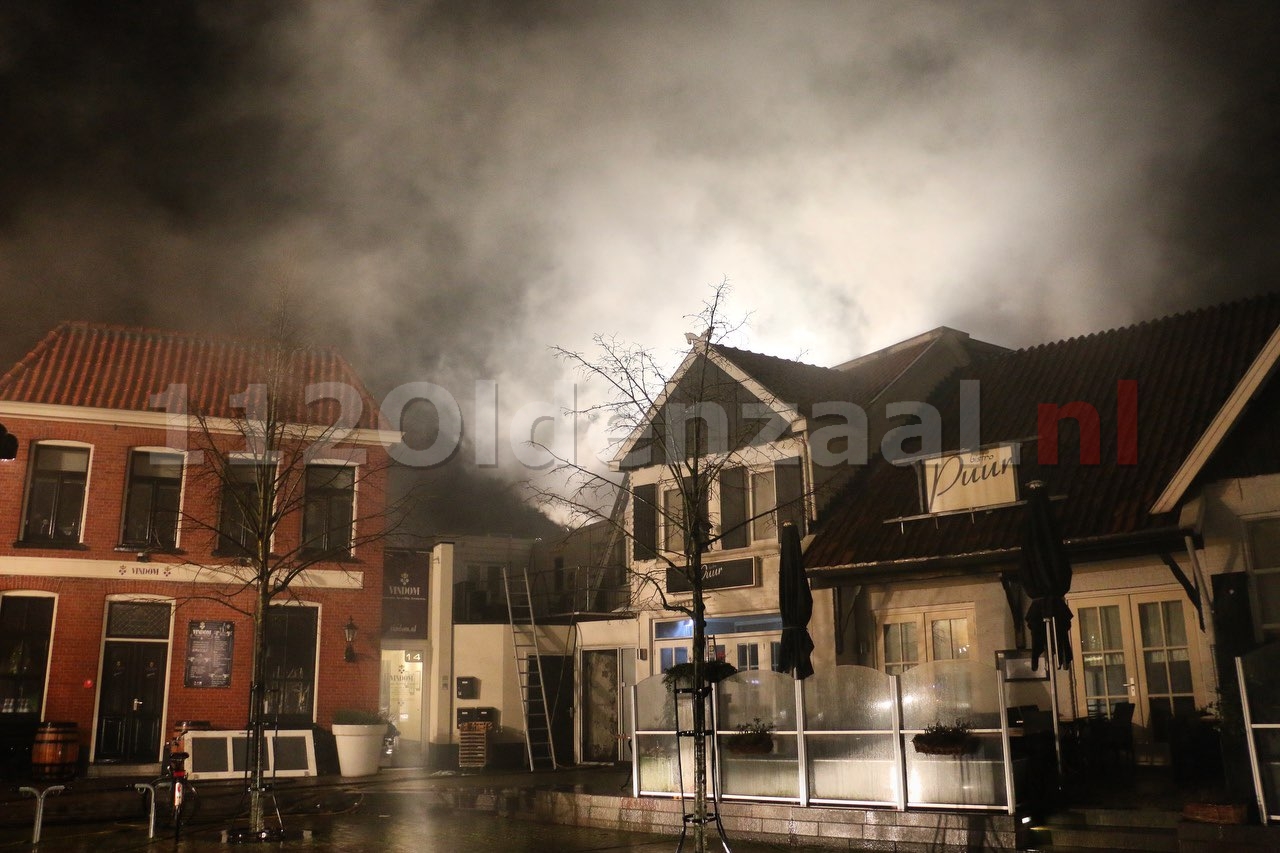 VIDEO: Grote brand in centrum Oldenzaal