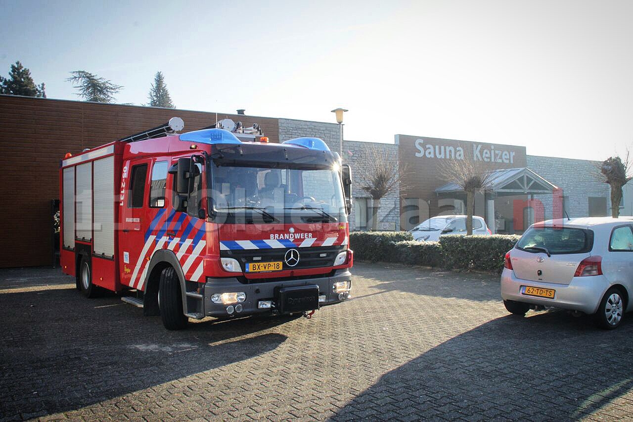 UPDATE: Brand bij sauna Keizer in Oldenzaal