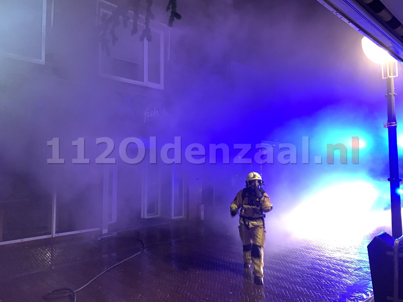 UPDATE (persbericht brandweer Twente): Brand in centrum van Oldenzaal