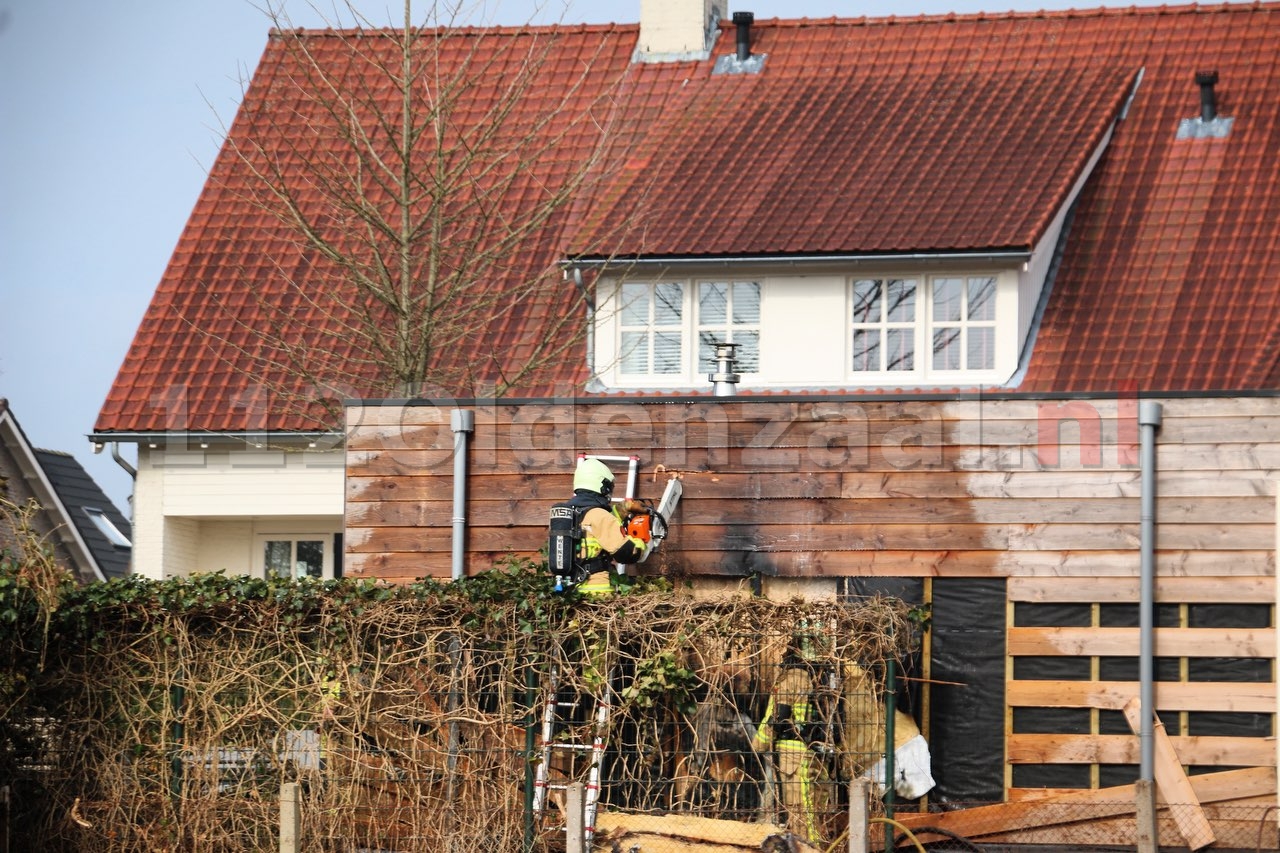 Brandweer rukt uit voor schuurbrand in Oldenzaal