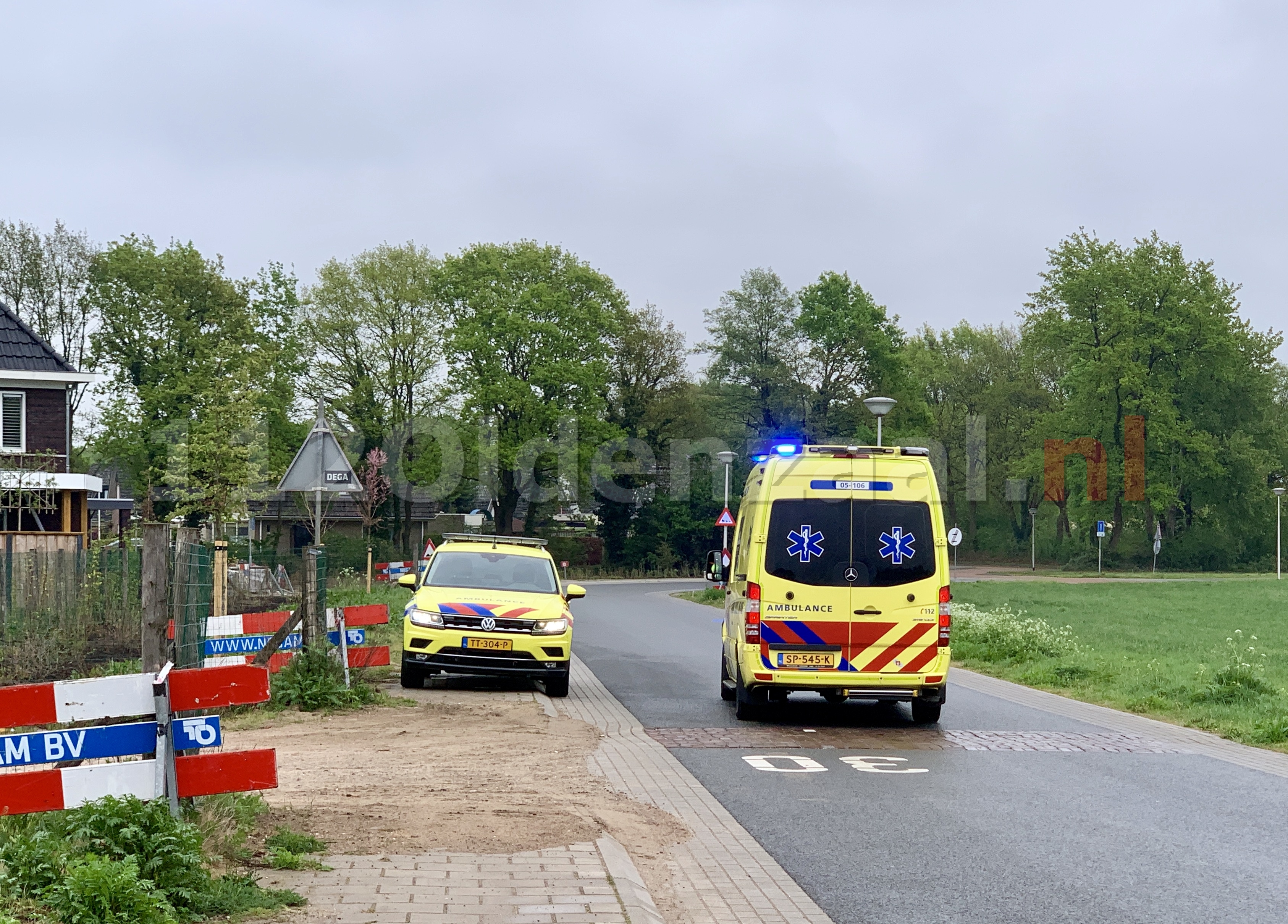 Twee personen gewond op bouw in Oldenzaal