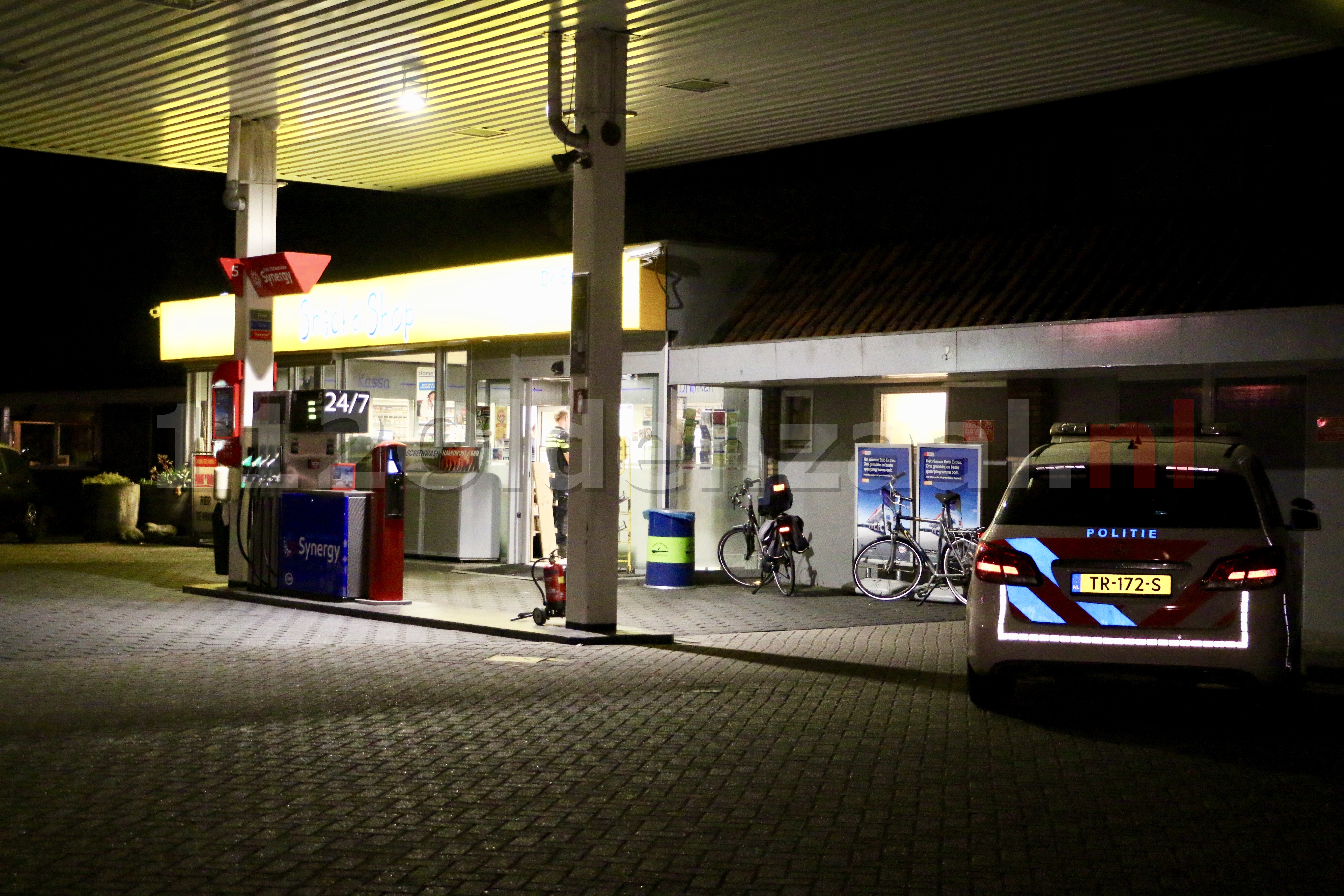 UPDATE: Overvaller vertrek zonder buit; politie zoekt getuigen van poging overval tankstation Oldenzaal