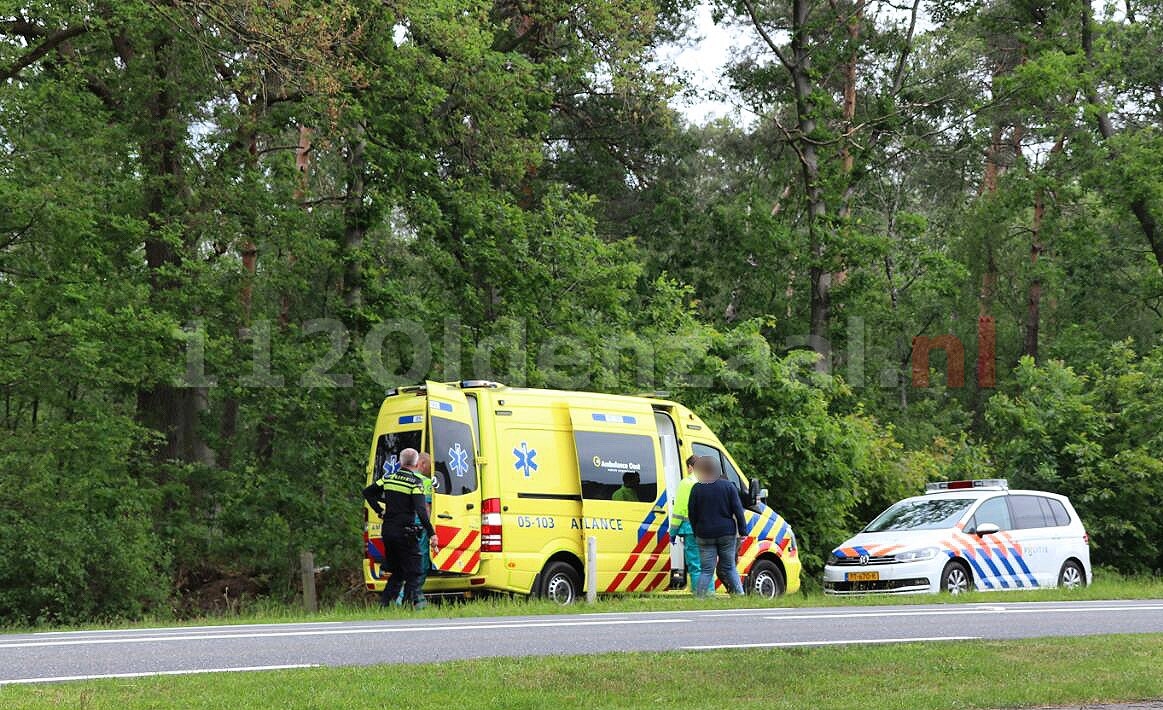 Persoon gewond na val van fiets