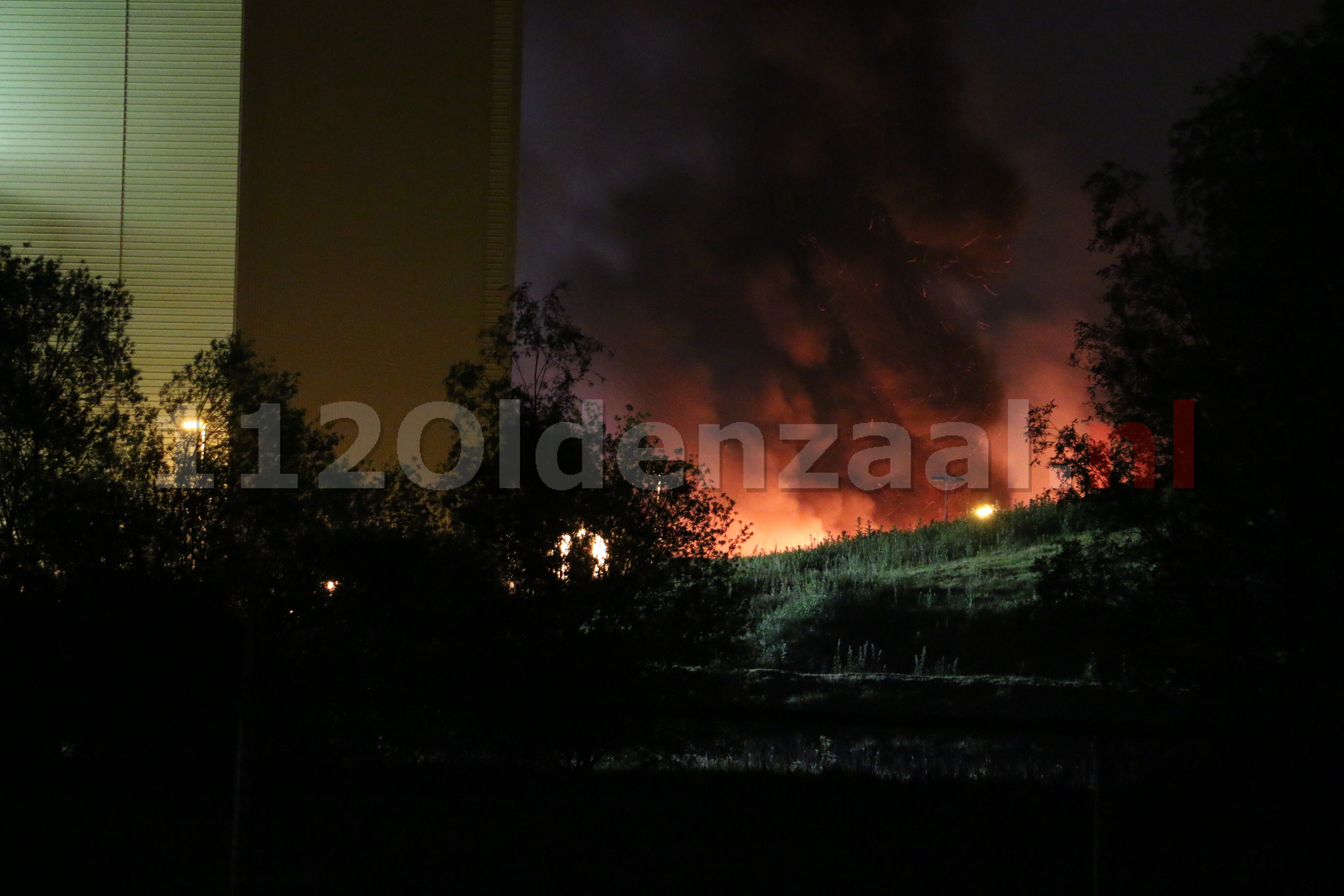 Zeer grote brand (GRIP 1) bij Twence in Hengelo